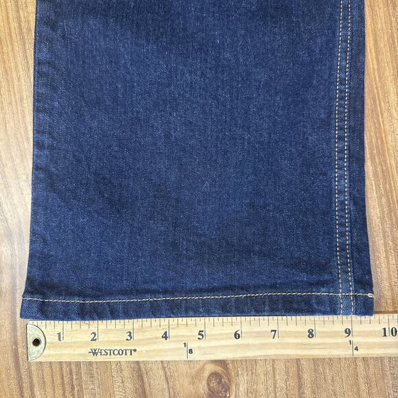 Levis 514 Straight Fit Mens Jeans Size 42x30 Dark Wash Blue Denim - Picture 5 of 7